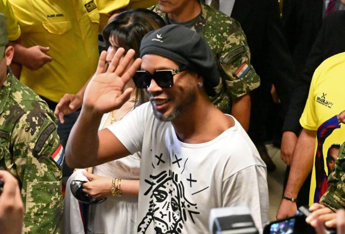 Photo: Ronaldinho released from Paraguayan jail